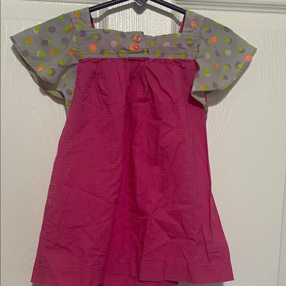Cherokee Smock Style Short Sleeve Dres Size 18 Months